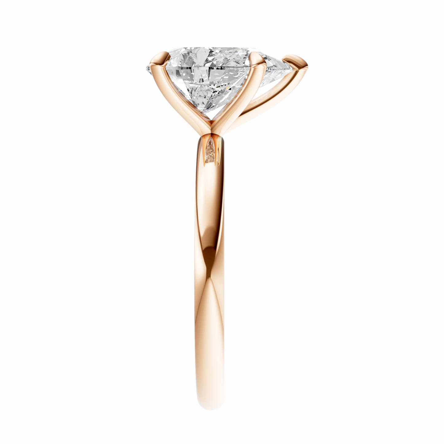 Pear Signature Minimal Solitaire Setting