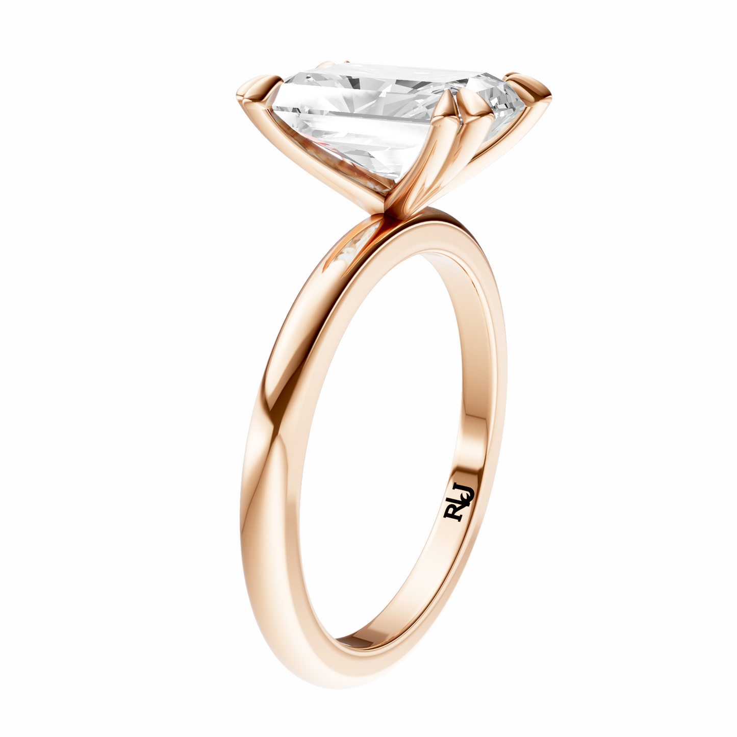 Radiant Signature Minimal Solitaire Setting
