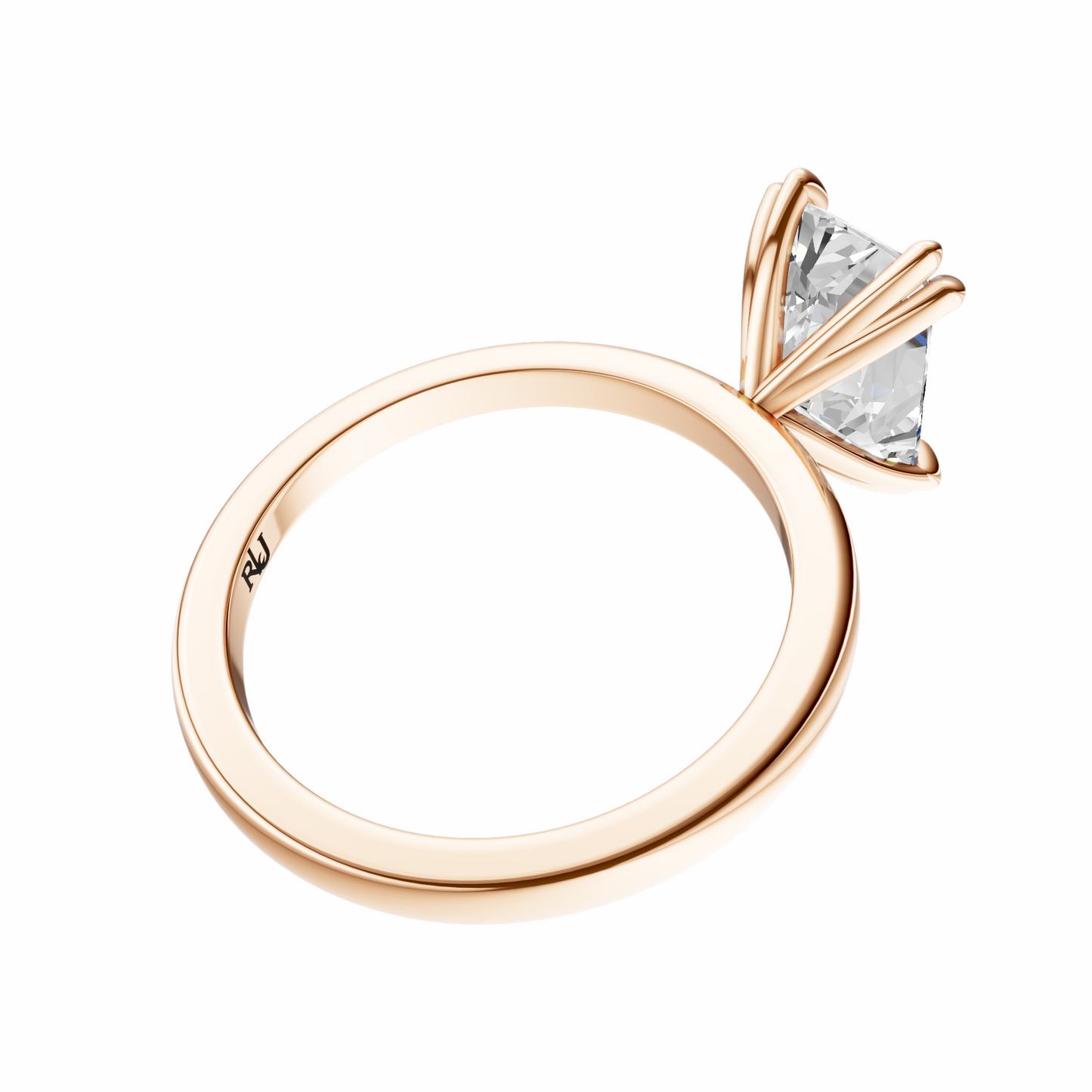 Radiant Signature Minimal Solitaire Setting