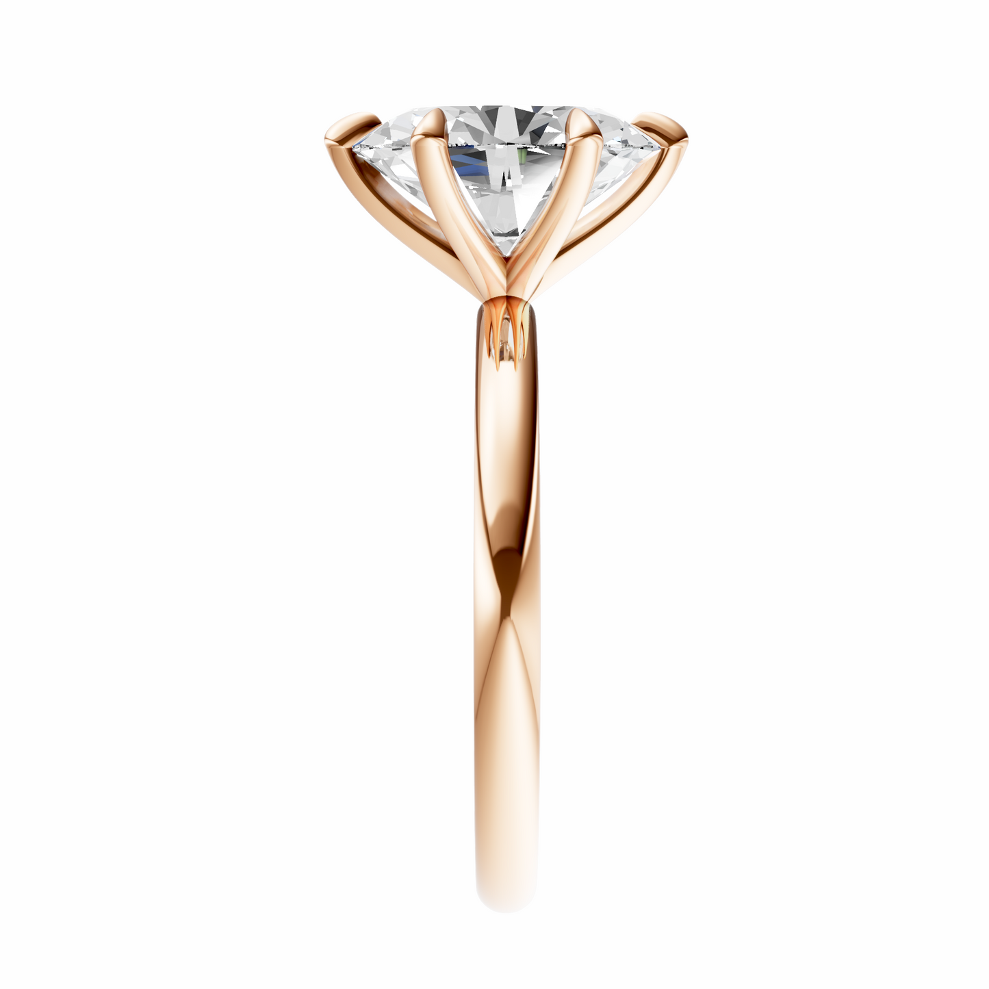 Oval Signature Minimal Solitaire Setting