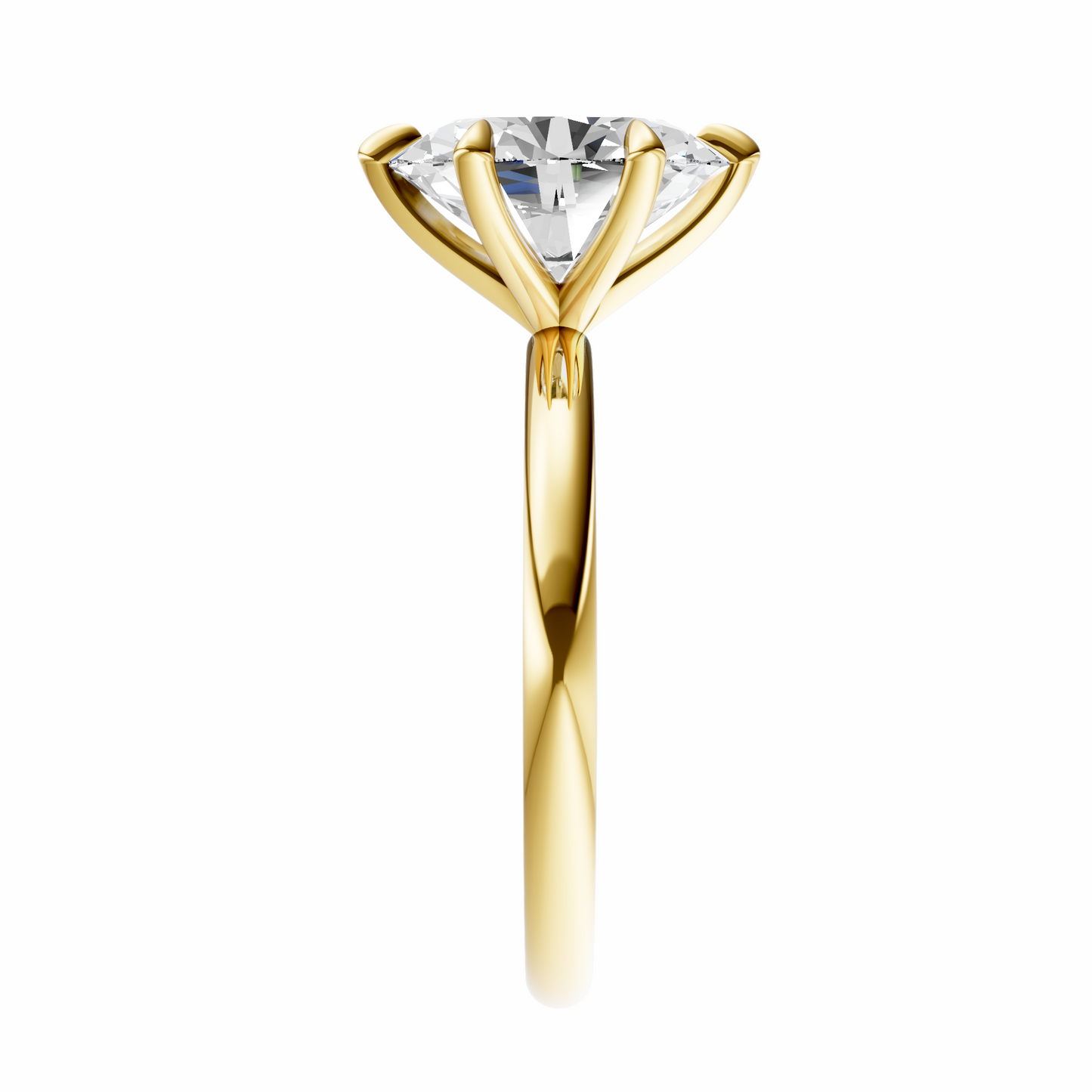Oval Signature Minimal Solitaire Setting