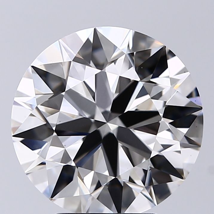 3.87 Carat Round Lab Grown Diamond