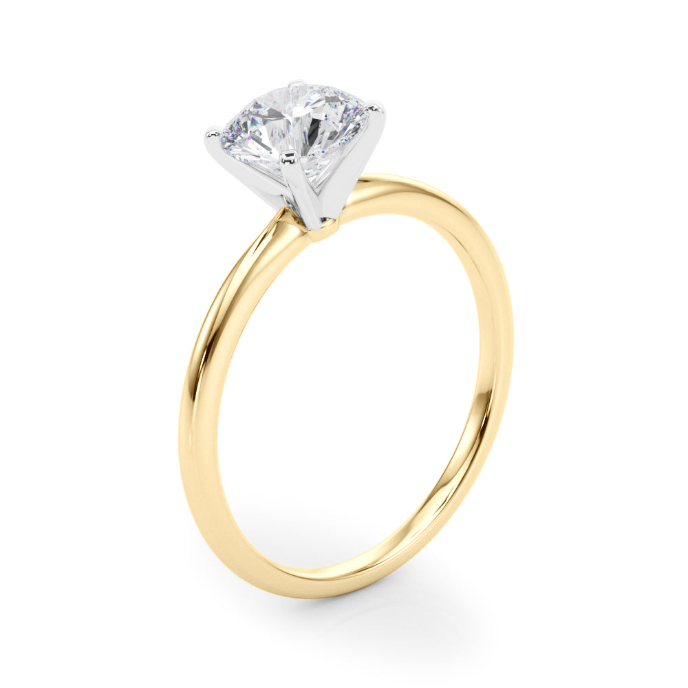 Round 4-prong Solitaire Setting