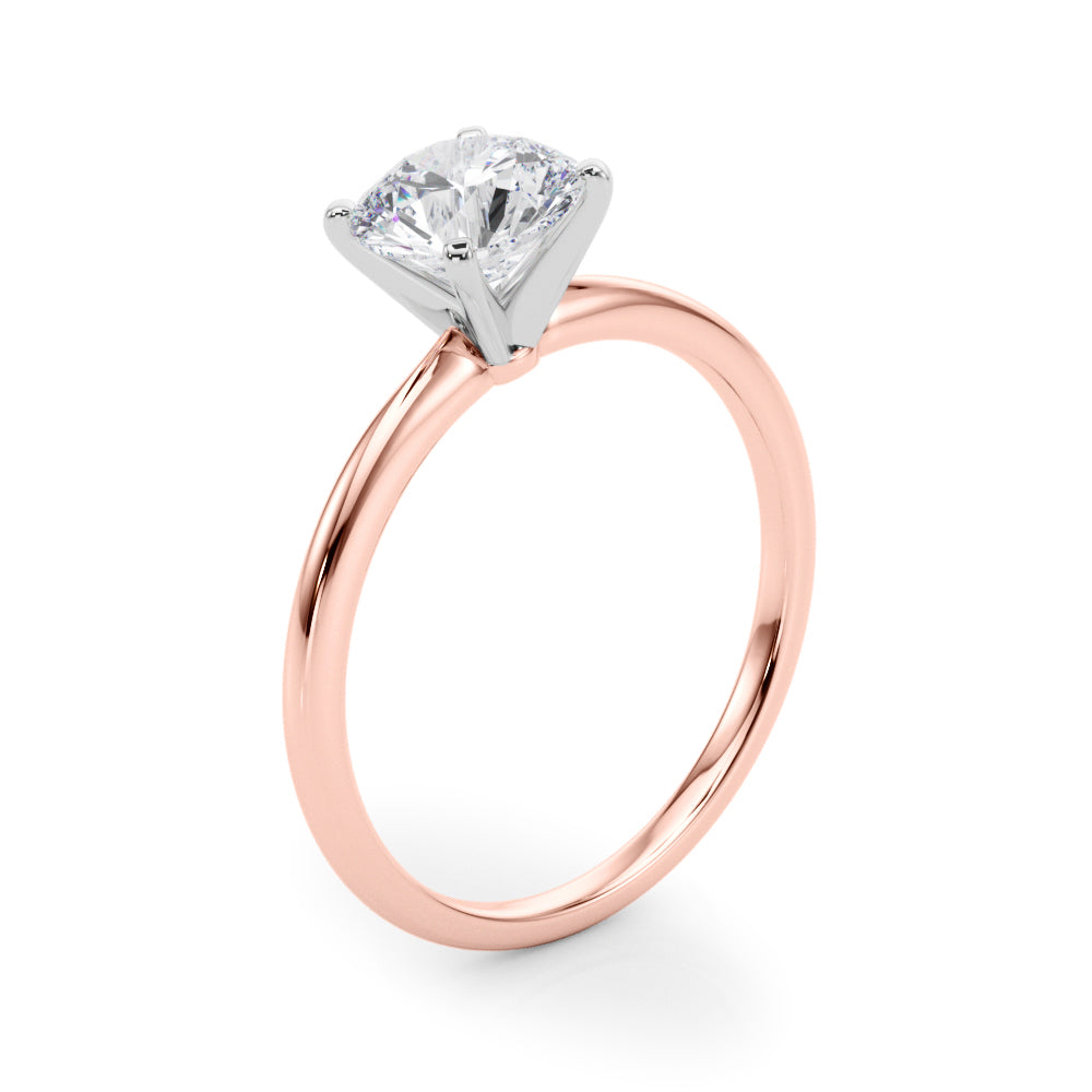 Round 4-prong Solitaire Setting