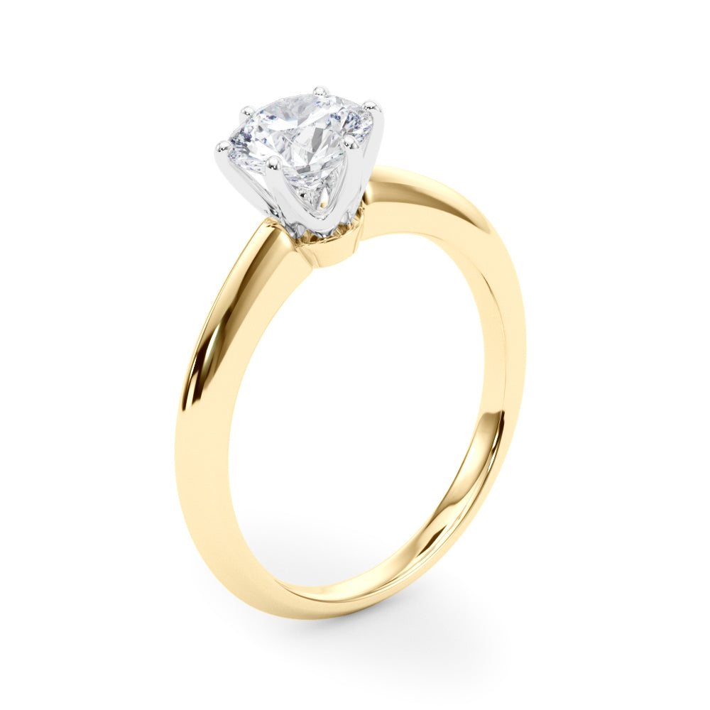 Round Classic 6-prong Solitaire Setting