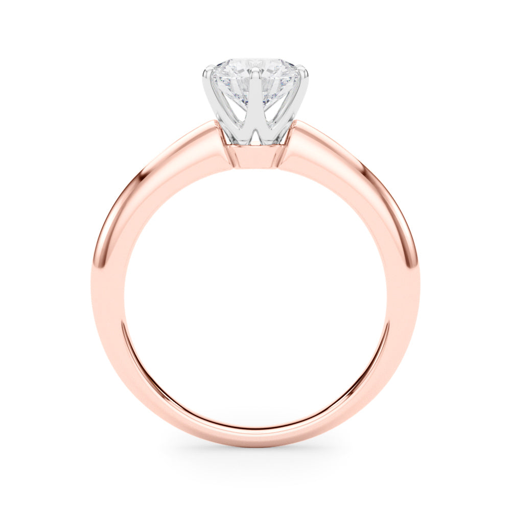 Round Classic 6-prong Solitaire Setting