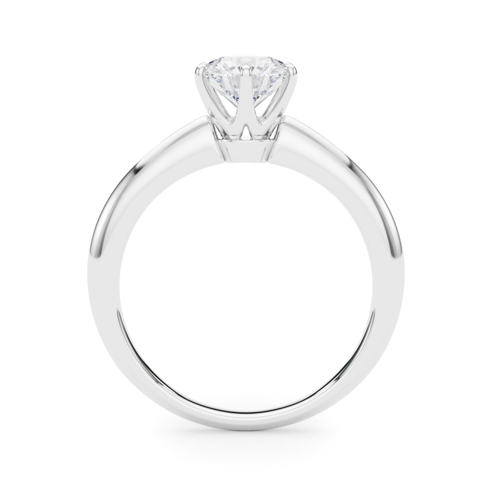 Round Classic 6-prong Solitaire Setting