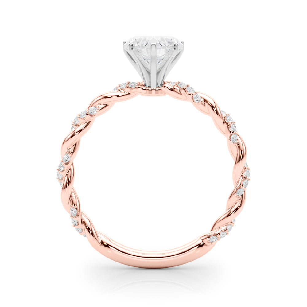 Heart Accented Twisted Setting