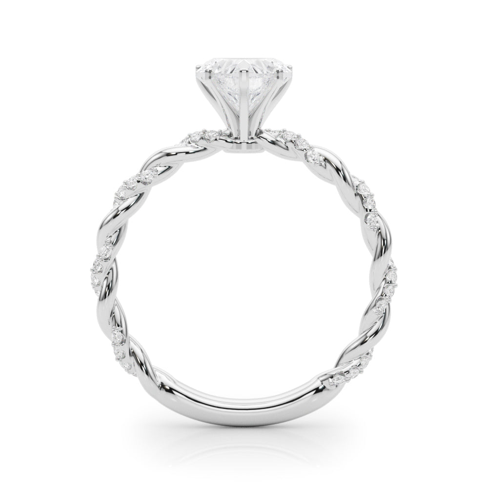 Heart Accented Twisted Setting