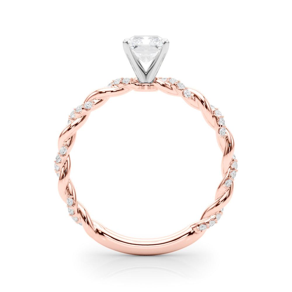 Radiant Accented Twisted Setting