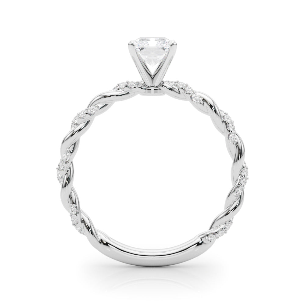 Radiant Accented Twisted Setting