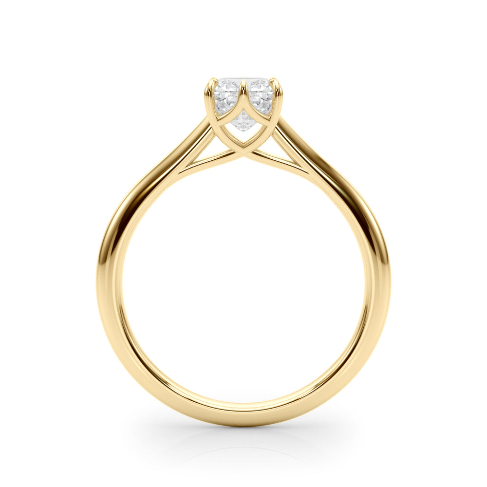 Cushion Petite Cathedral 6-Claw Prong Solitaire Setting