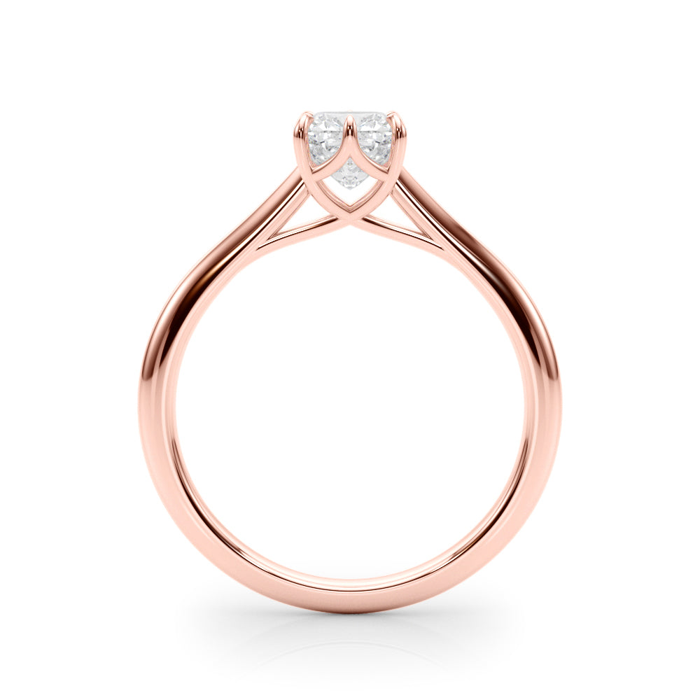 Cushion Petite Cathedral 6-Claw Prong Solitaire Setting