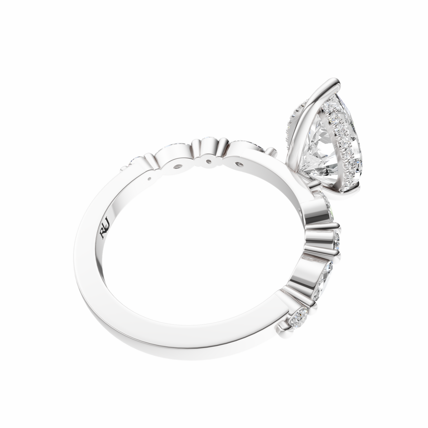 Pear Alternating Elegance Setting