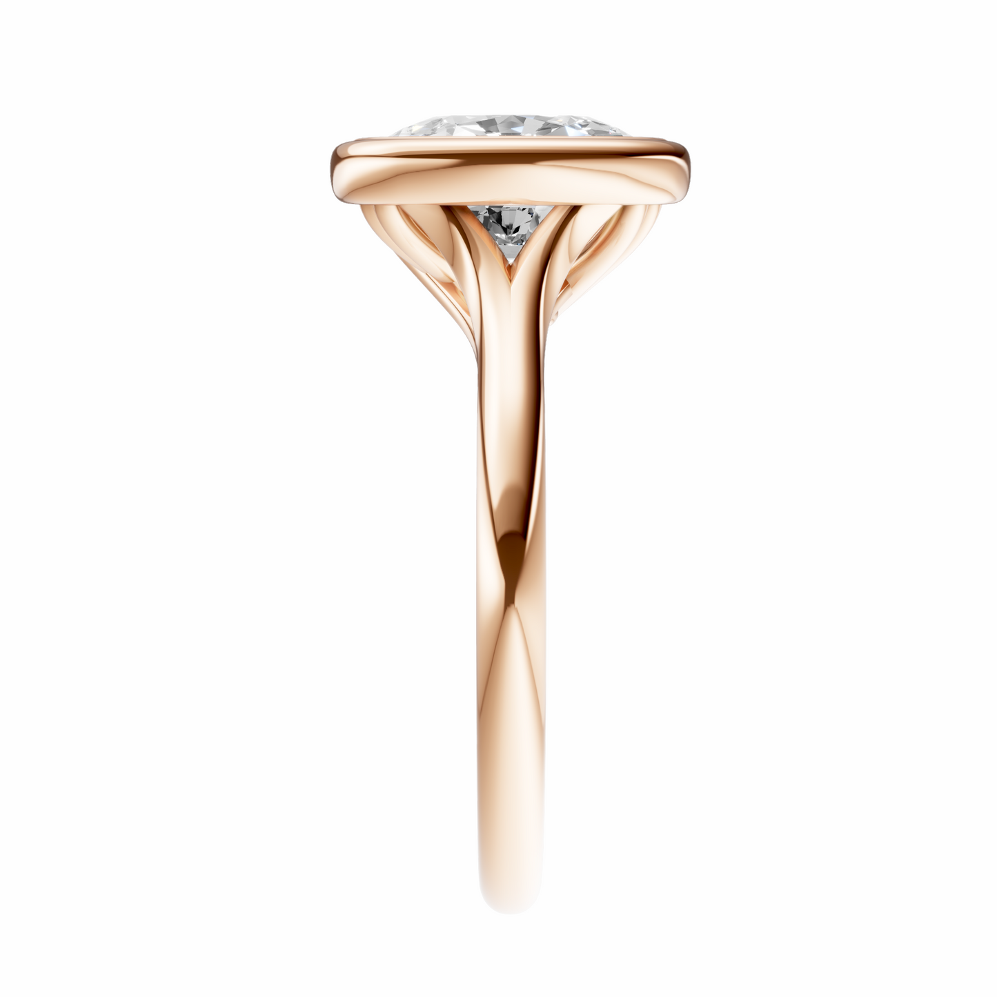 Cushion Vintage Bezel Solitaire Setting