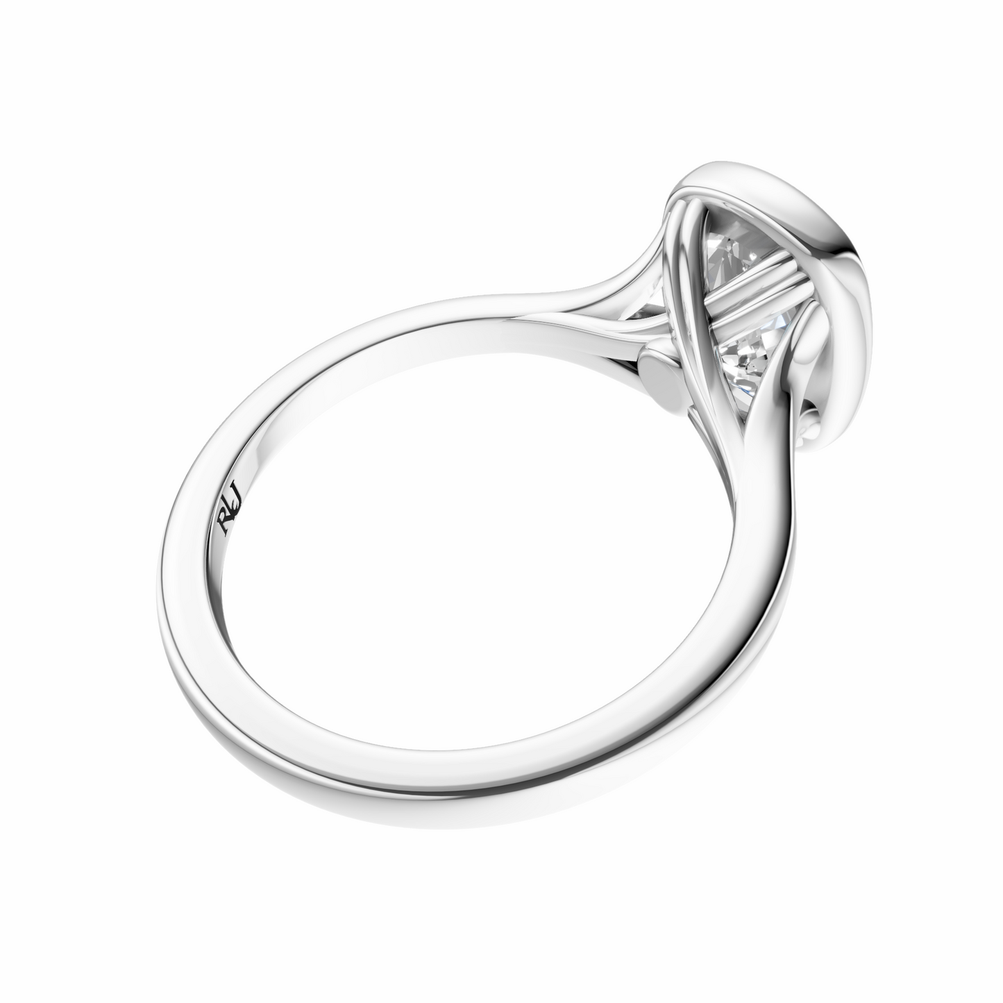 Cushion Vintage Bezel Solitaire Setting