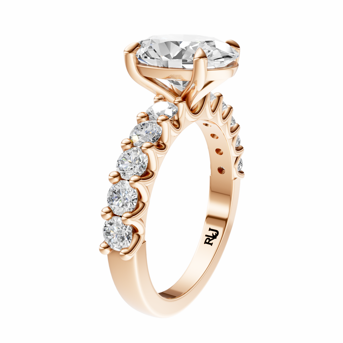 Oval Elegant Broadway Traditional Setting