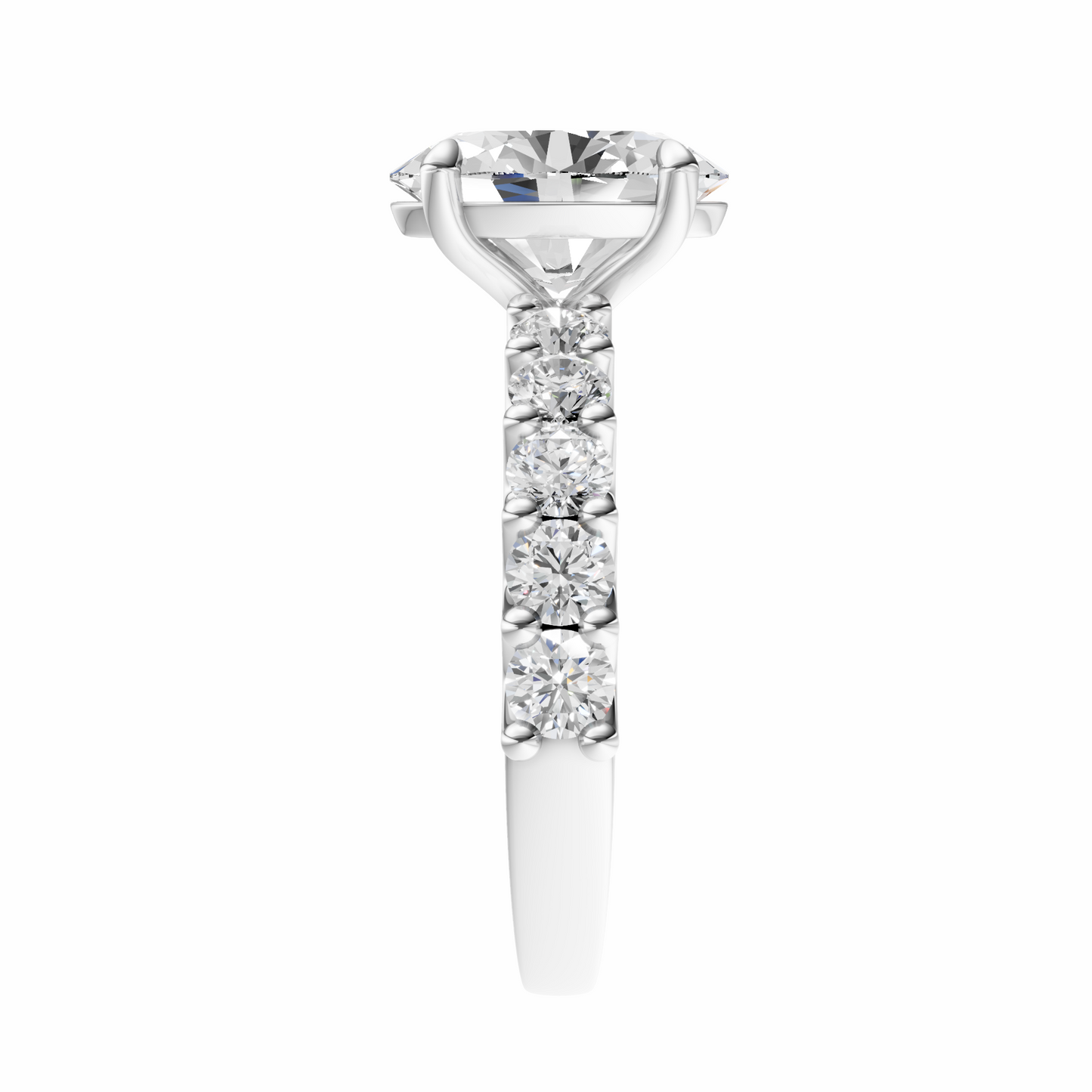 Oval Elegant Broadway Traditional Setting