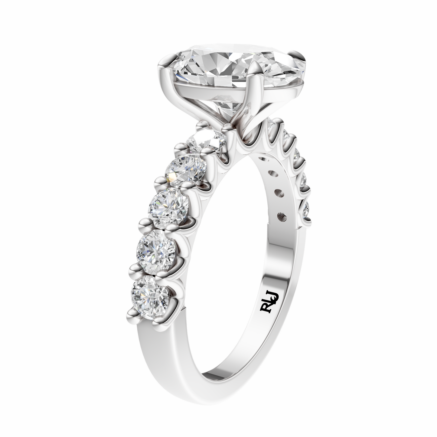 Oval Elegant Broadway Traditional Setting