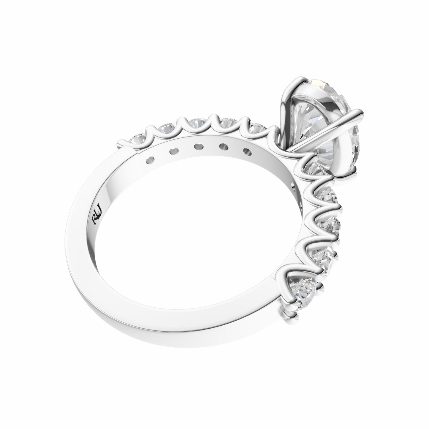 Oval Elegant Broadway Traditional Setting