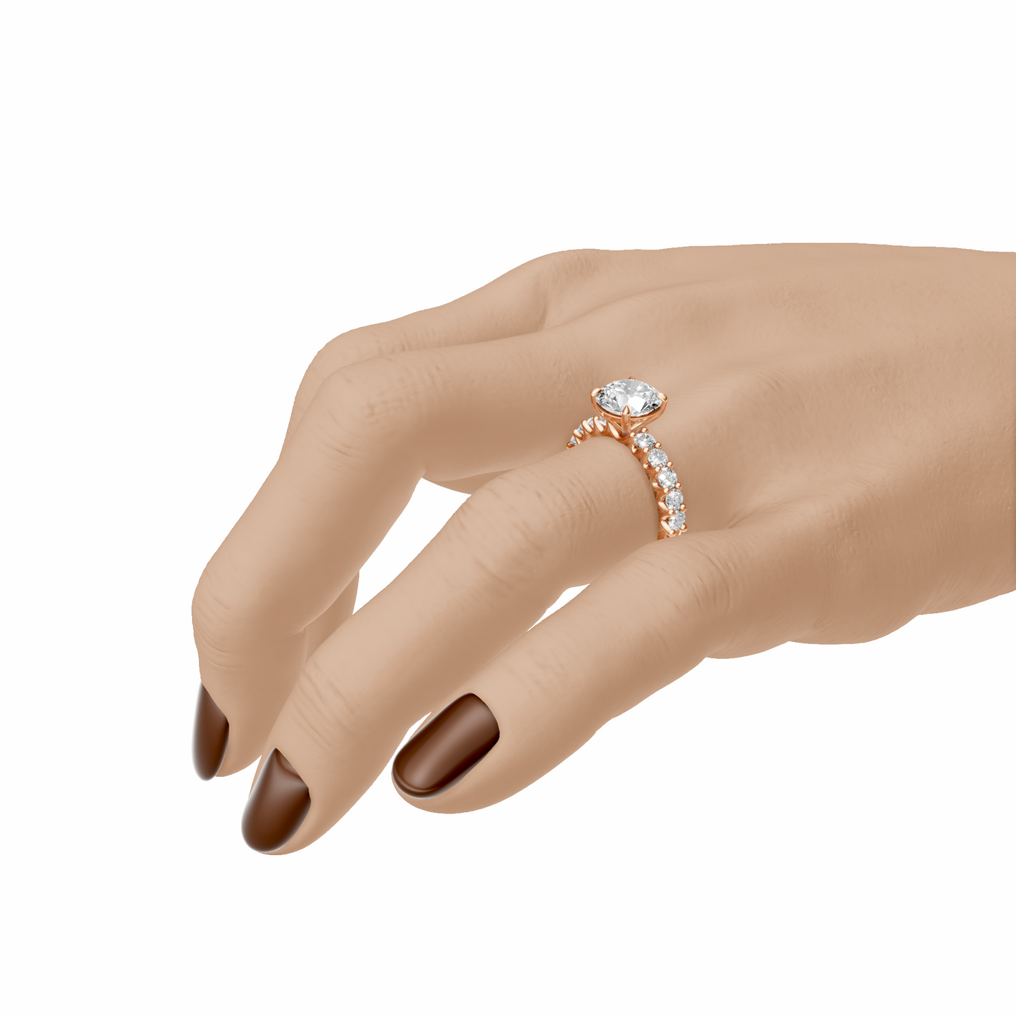 Round Elegant Broadway Traditional Setting