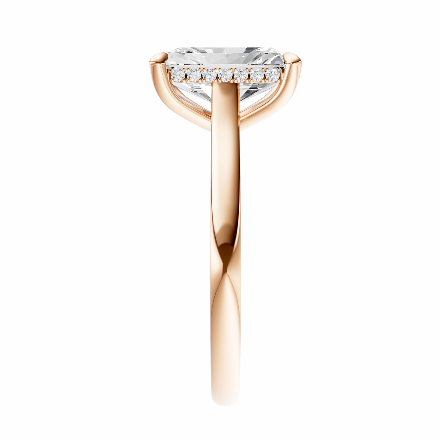 Radiant Cathedral Elegant Signature Hidden Halo Setting