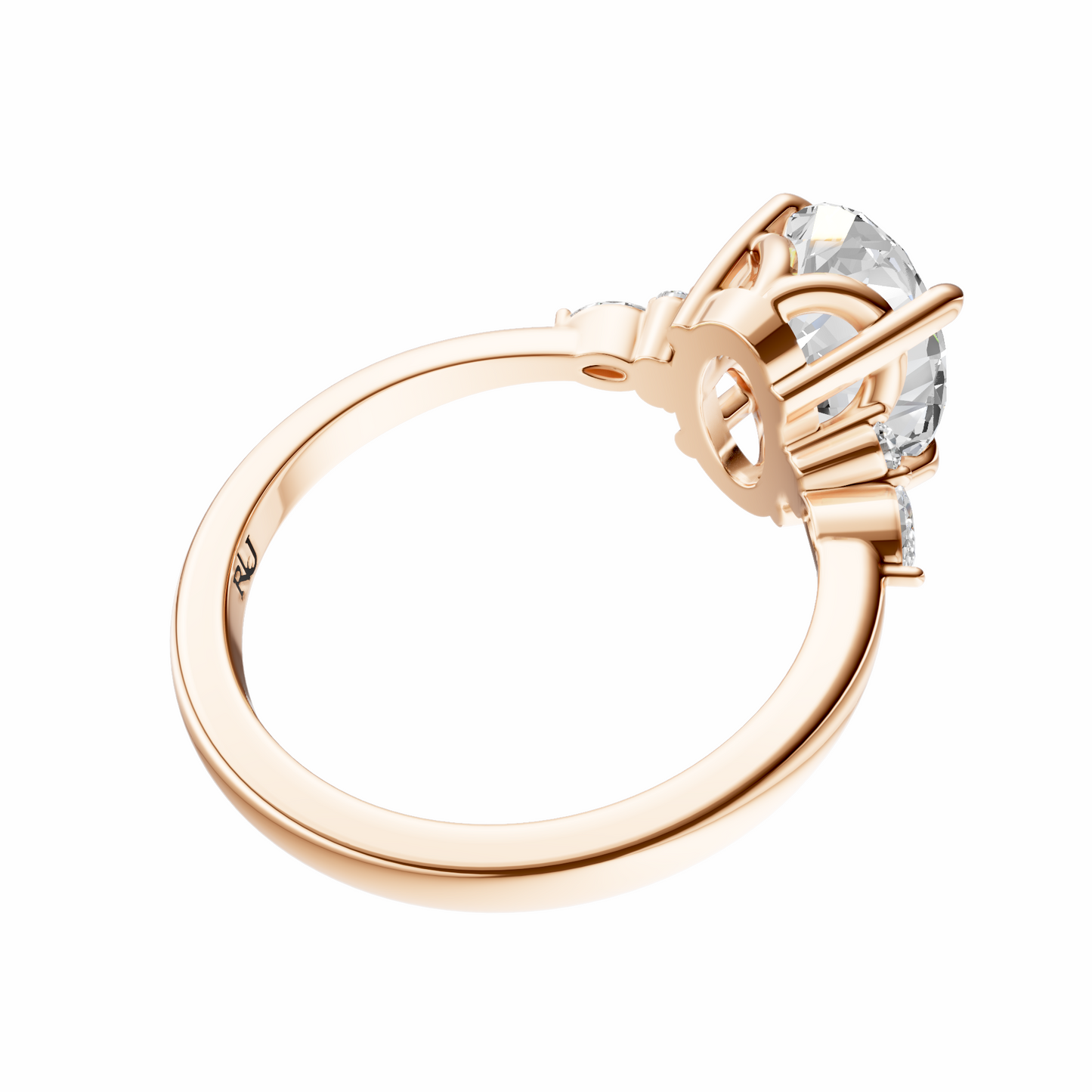 Oval Cluster Elegance Setting