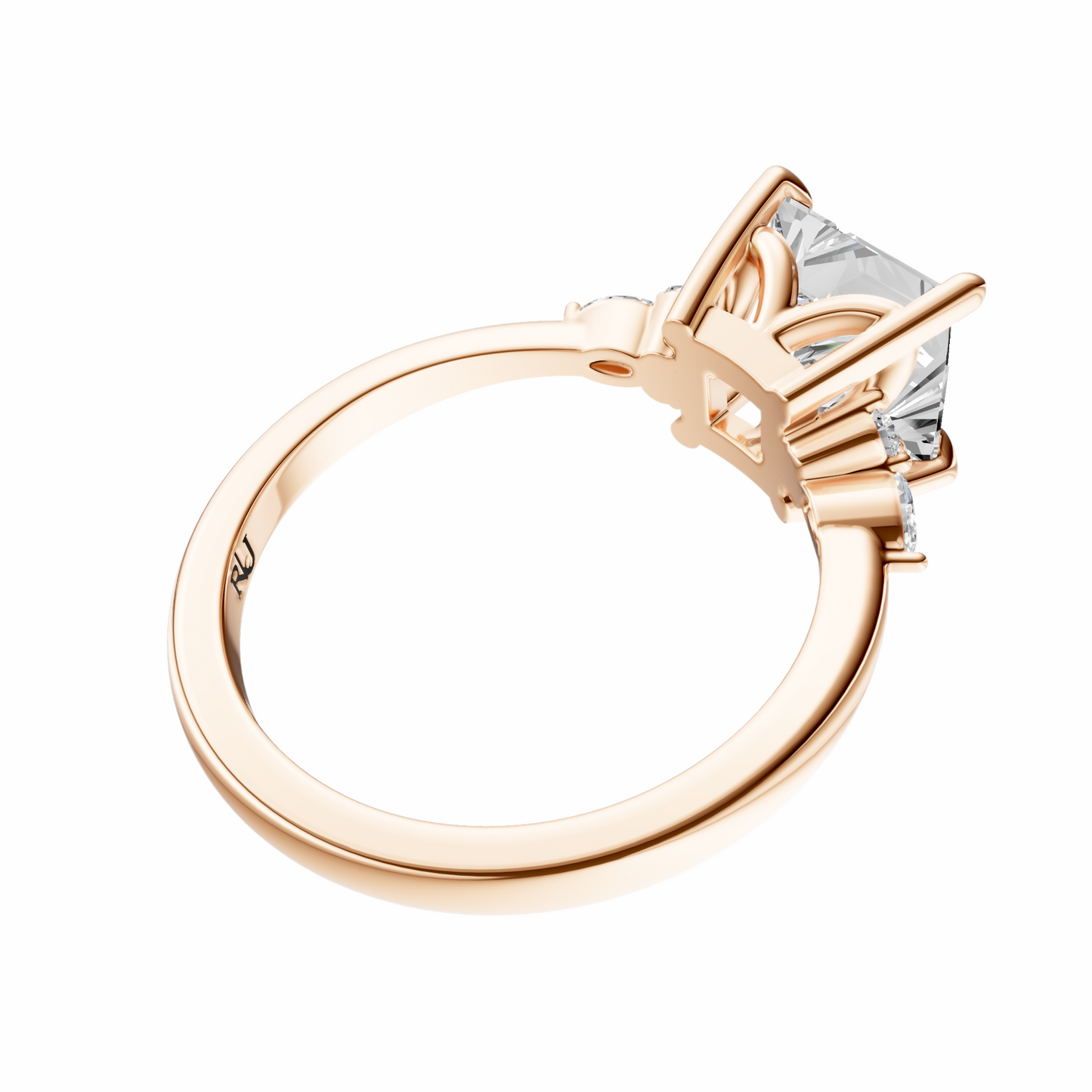 Princess Cluster Elegance Setting