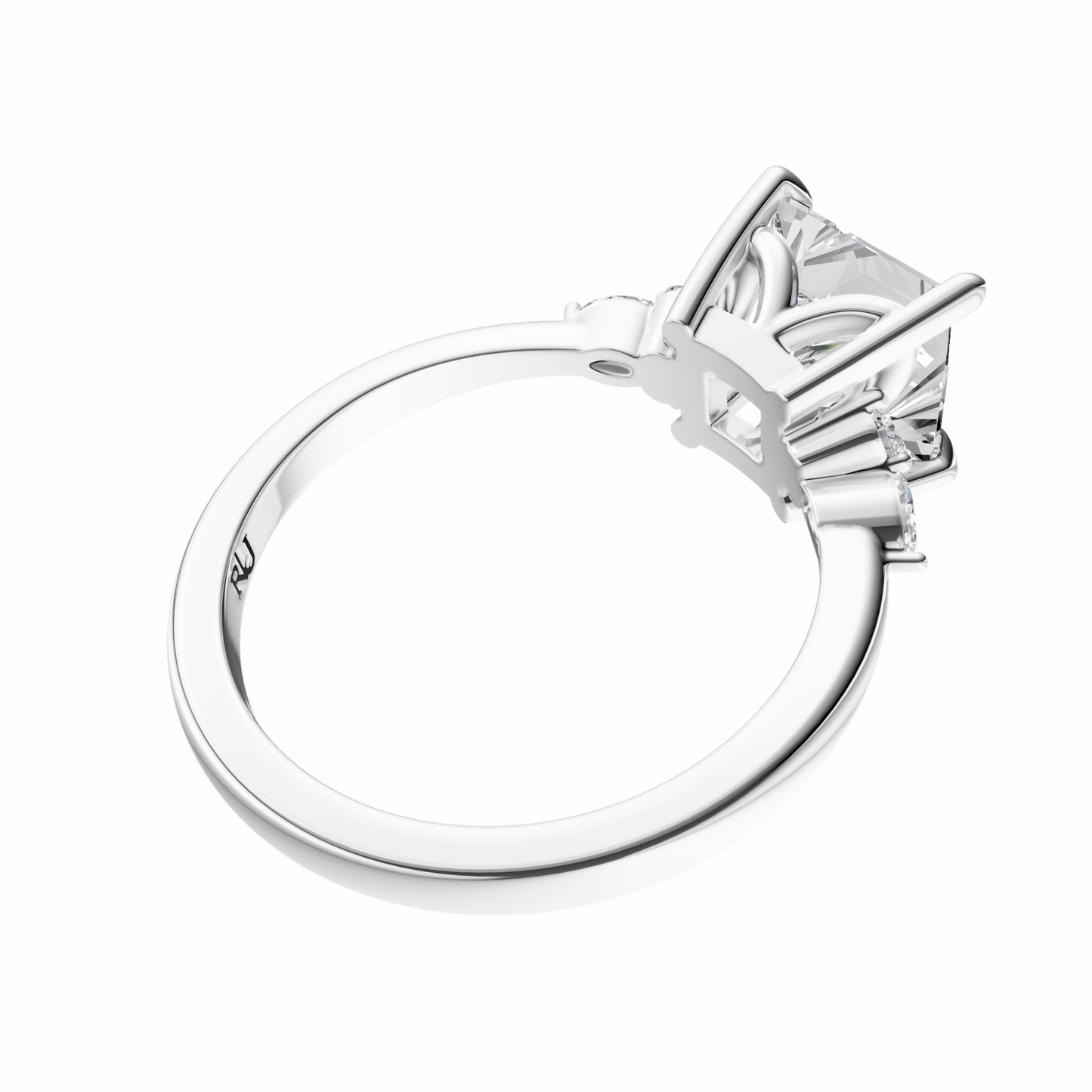 Princess Cluster Elegance Setting