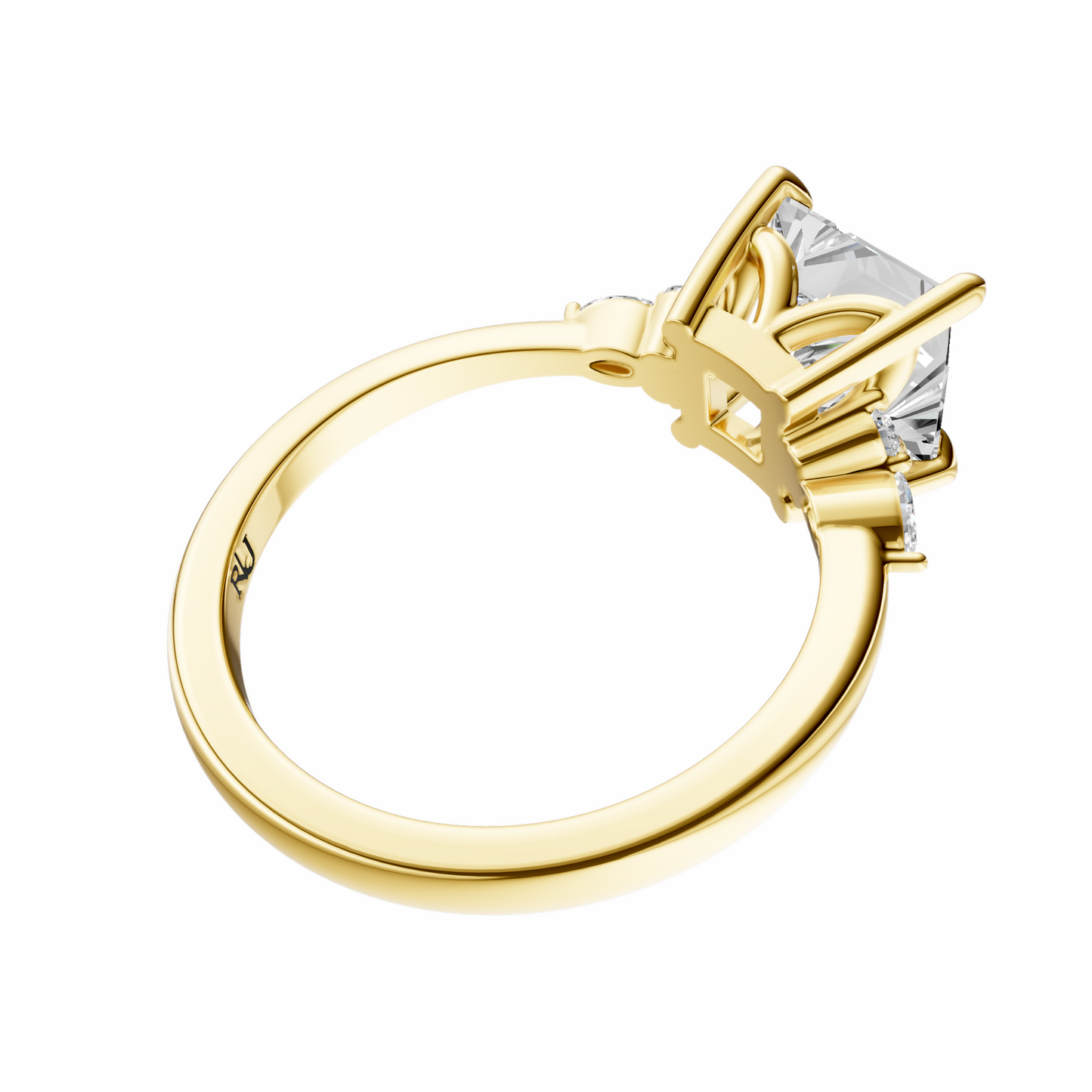 Princess Cluster Elegance Setting