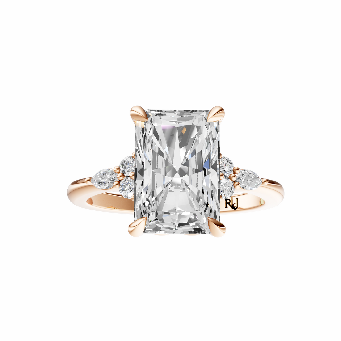 Radiant Cluster Elegance Setting