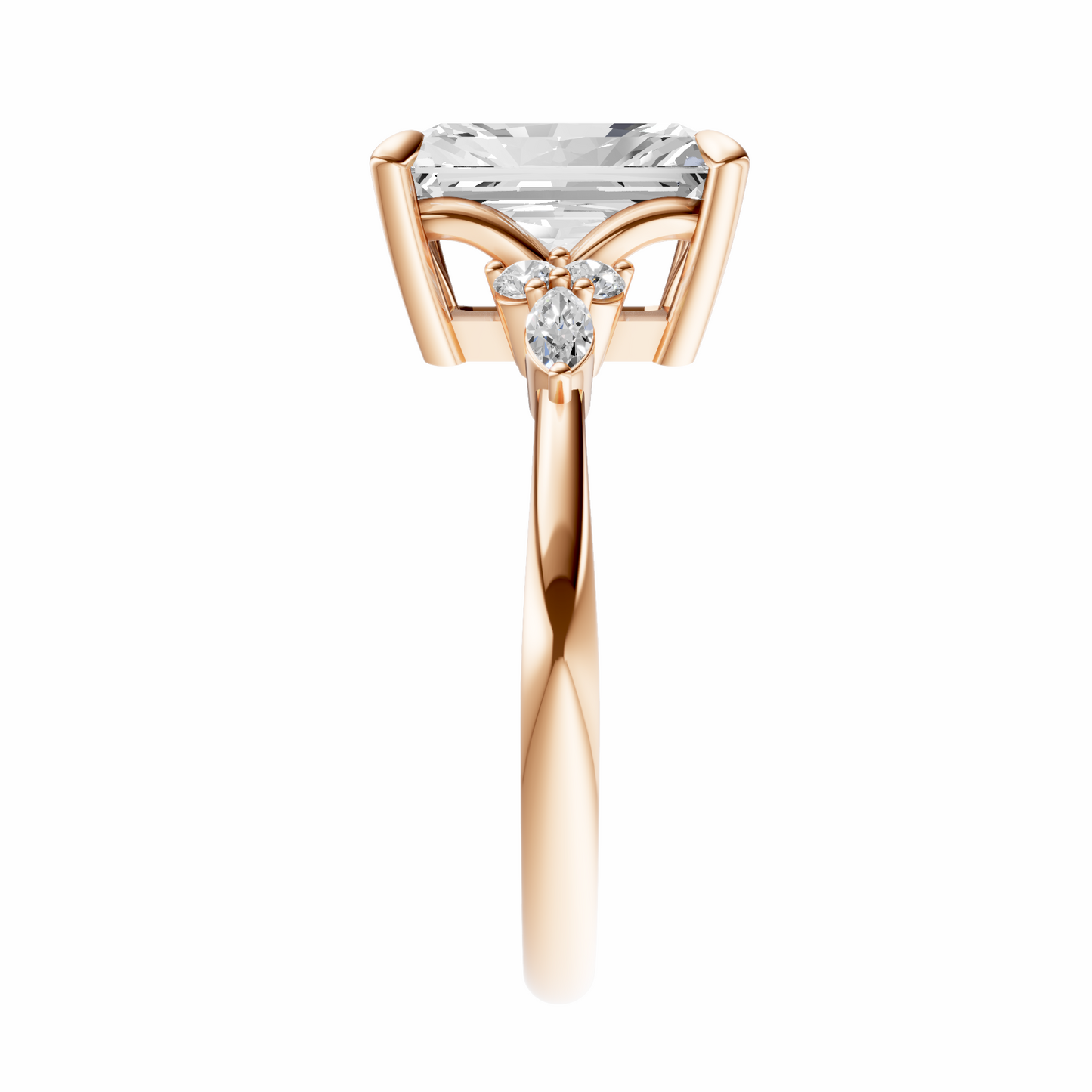 Radiant Cluster Elegance Setting