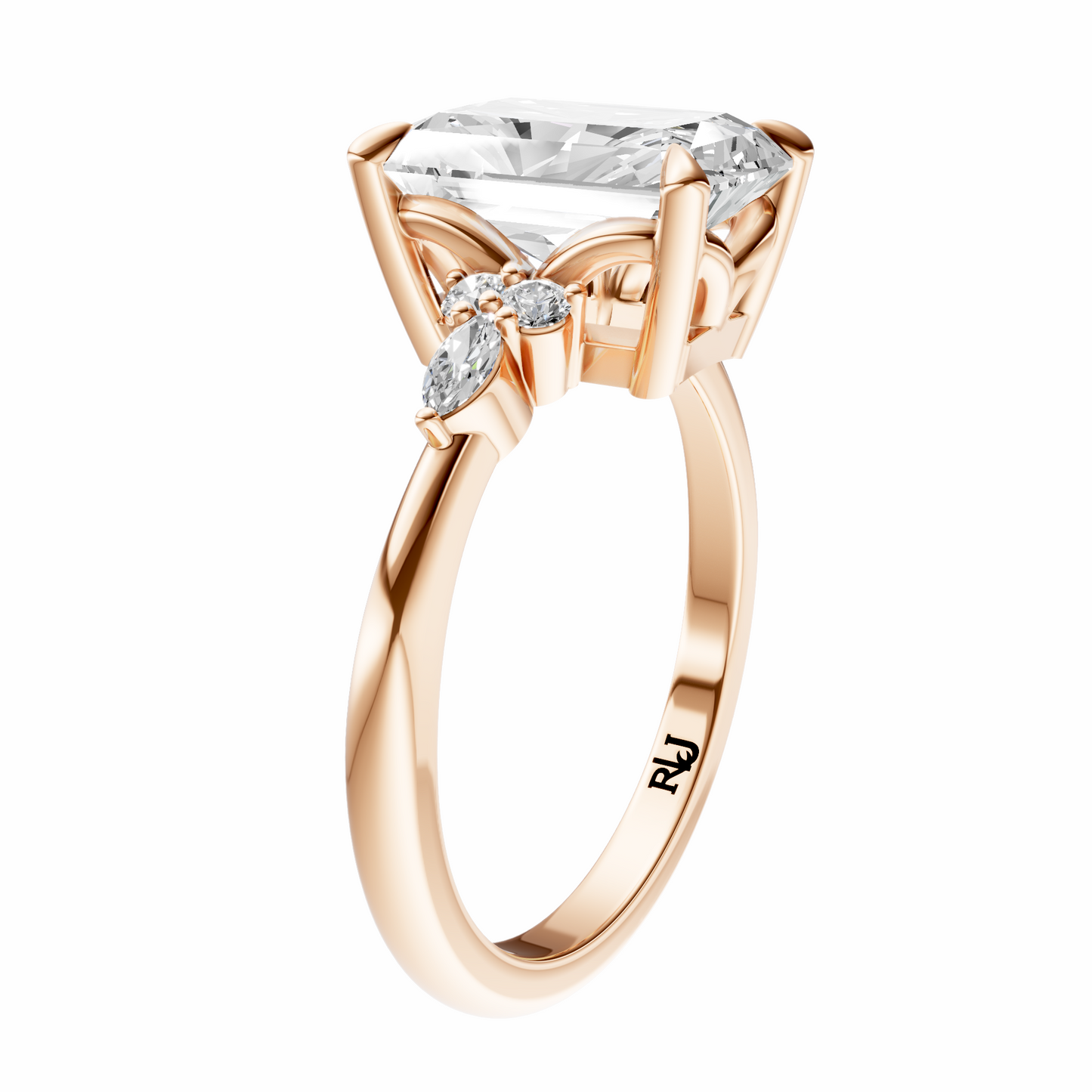 Radiant Cluster Elegance Setting