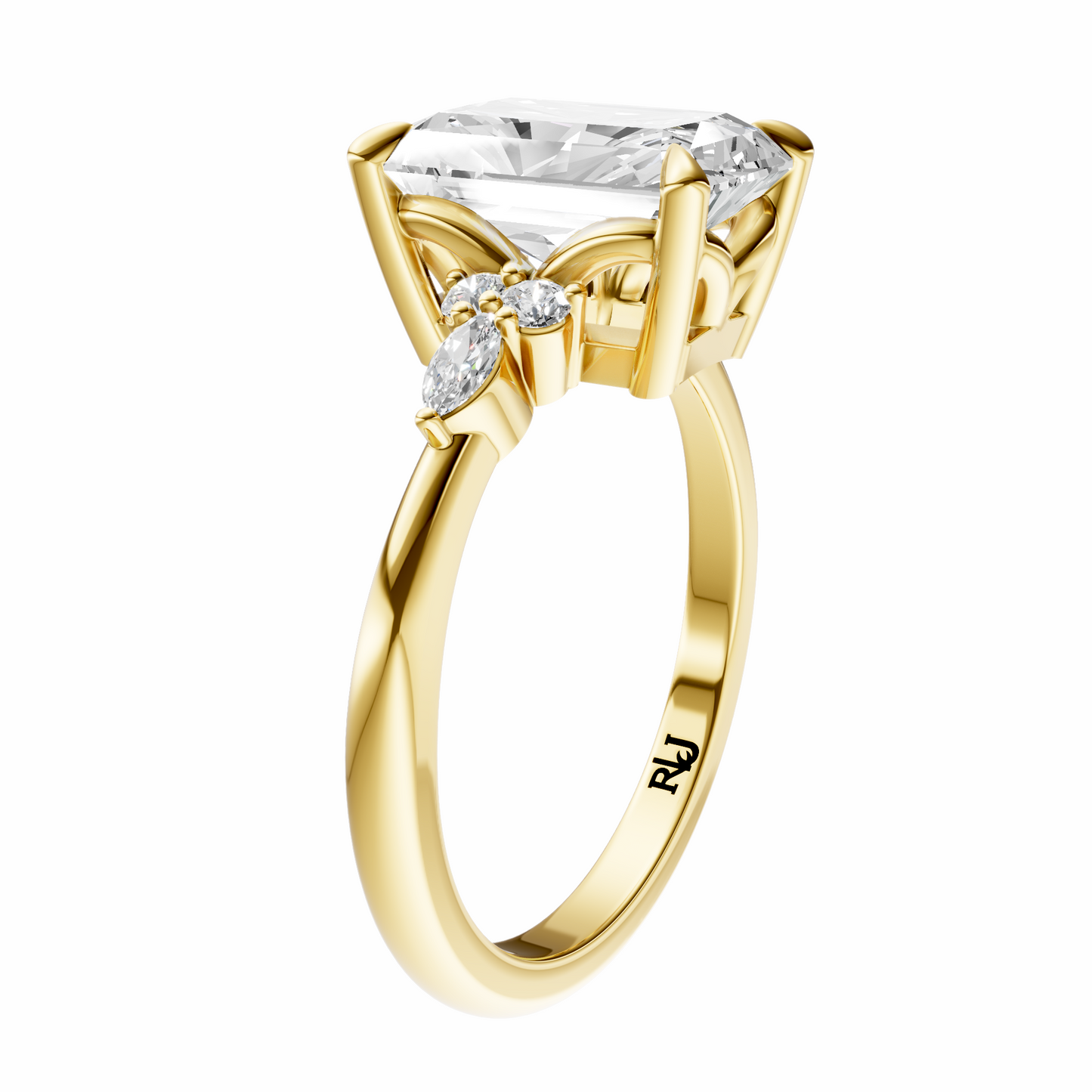 Radiant Cluster Elegance Setting
