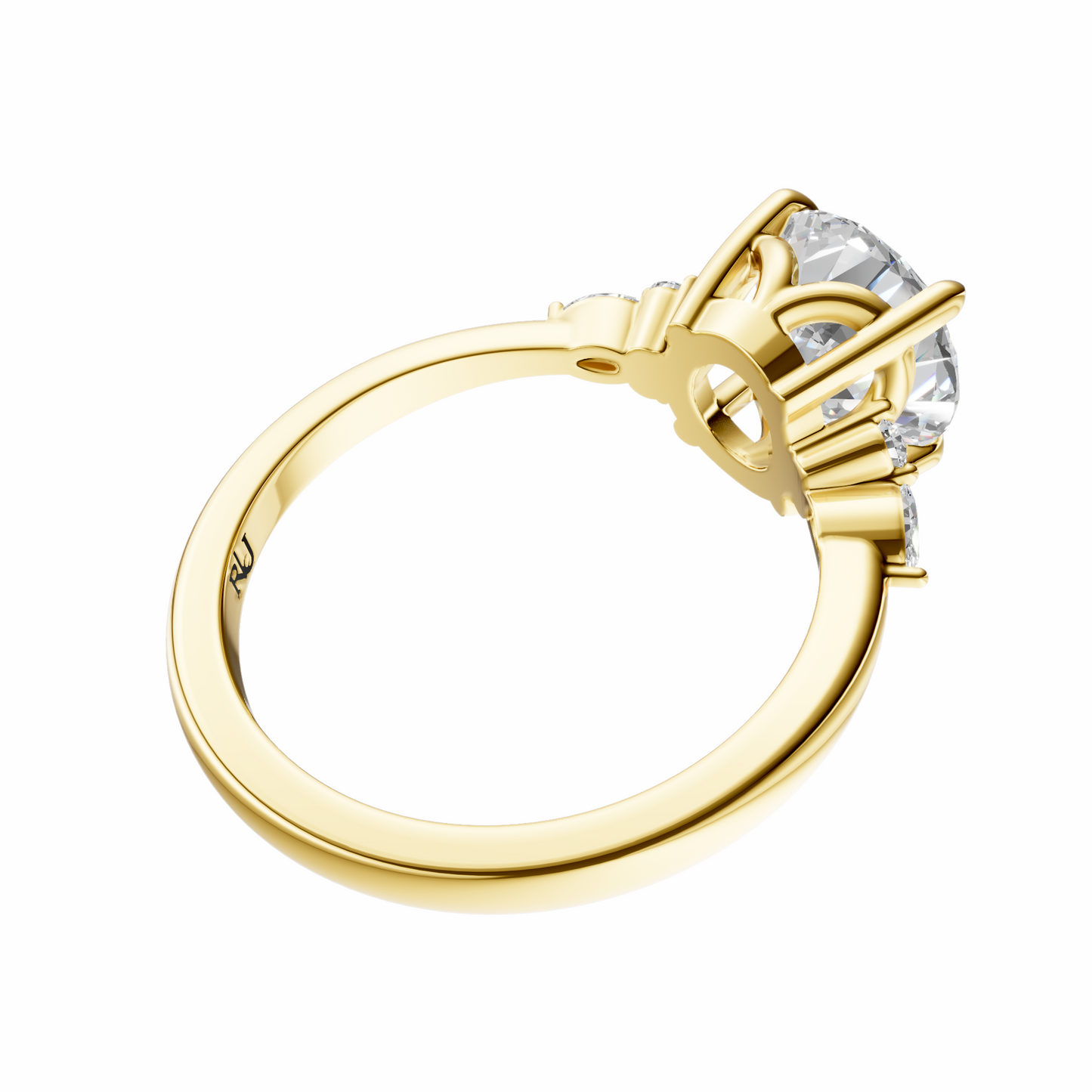 Round Cluster Elegance Setting