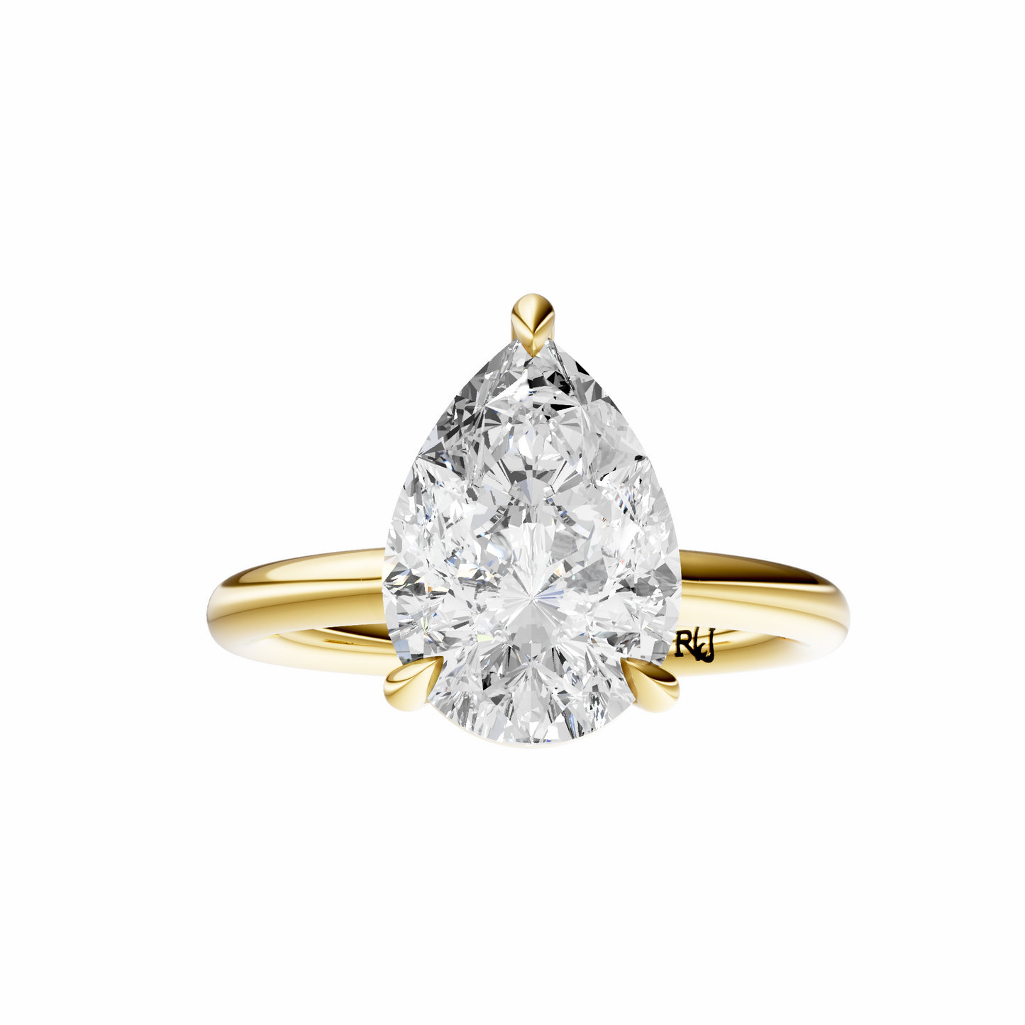 Pear Deleted Bridge Solitaire Setting