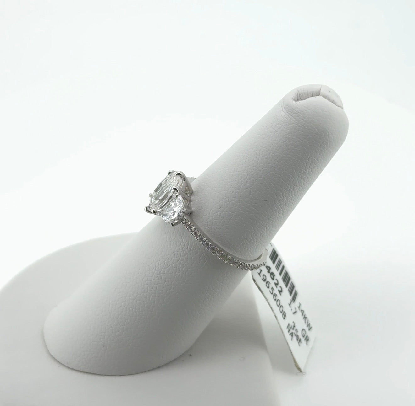 1.90ctw Marquise Lab Diamond 14kt White Gold Ring RGF-161