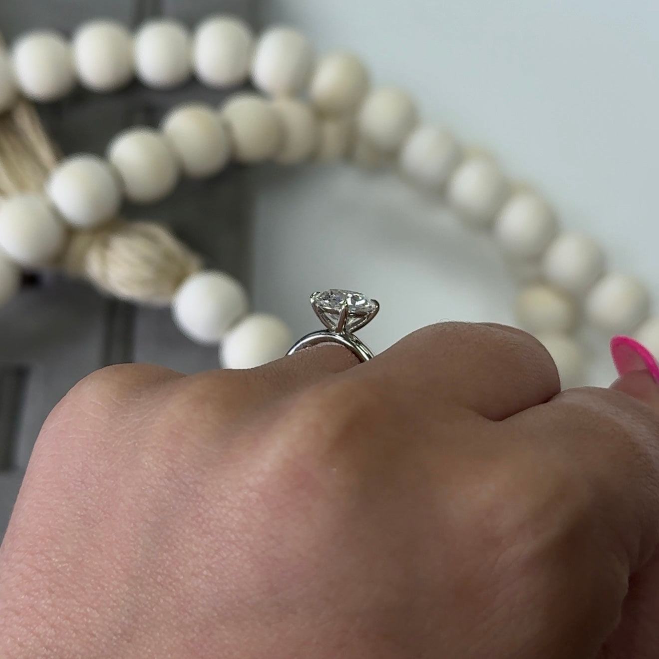 2.02 Carat Round Lab Diamond Timeless Solitaire Ring