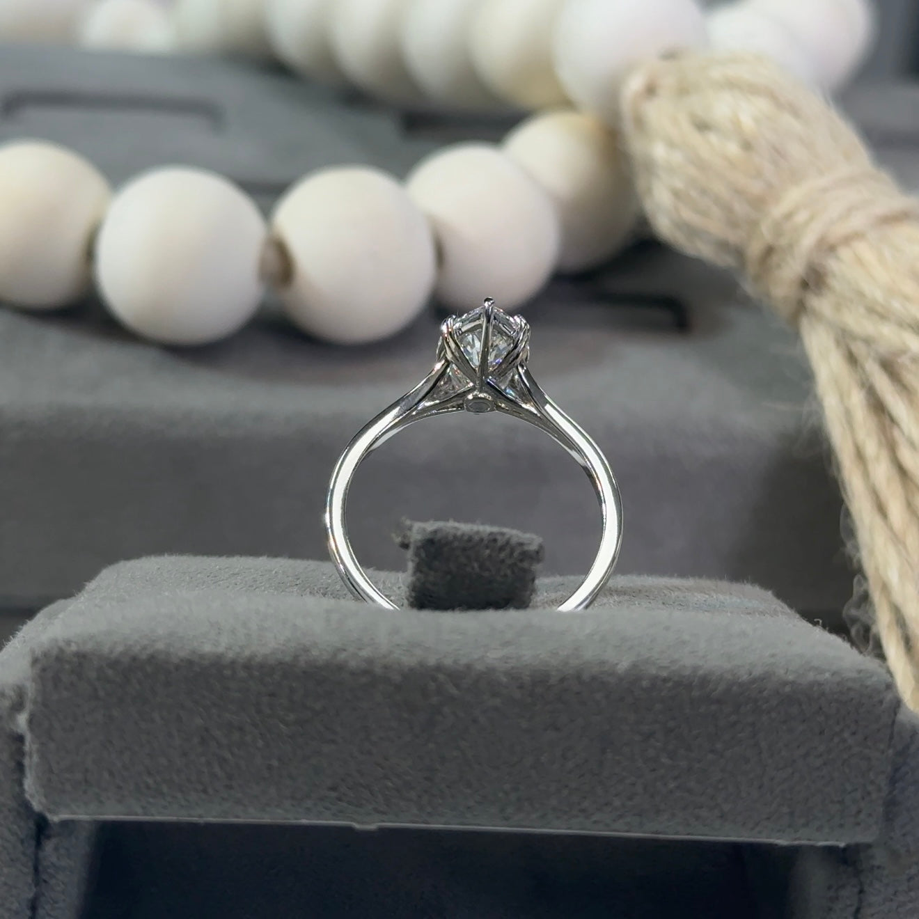 2.02 Carat Marquise Solitaire Lab Diamond Ring