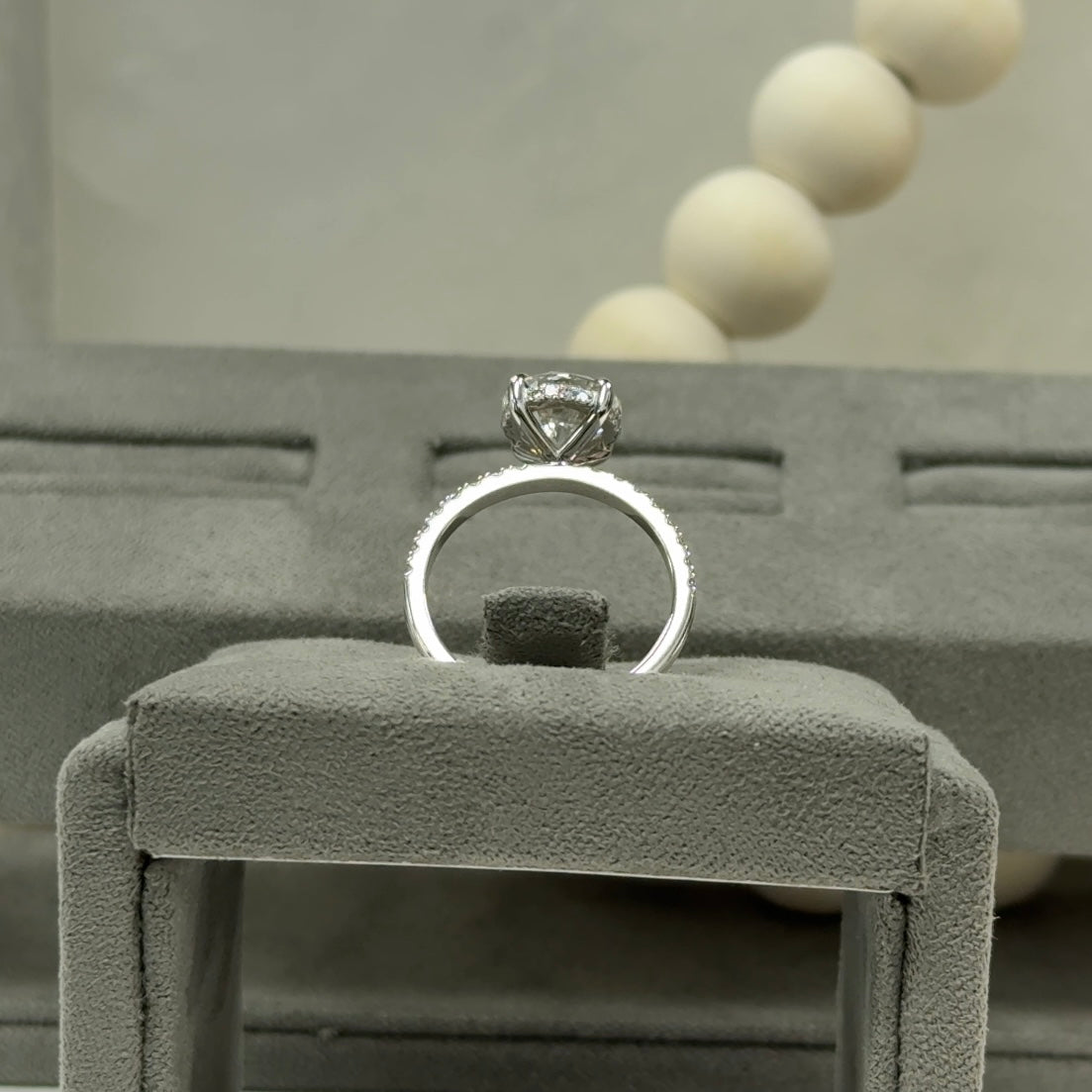 2.52 Carat Round Traditional Elegance Hidden Halo Ring