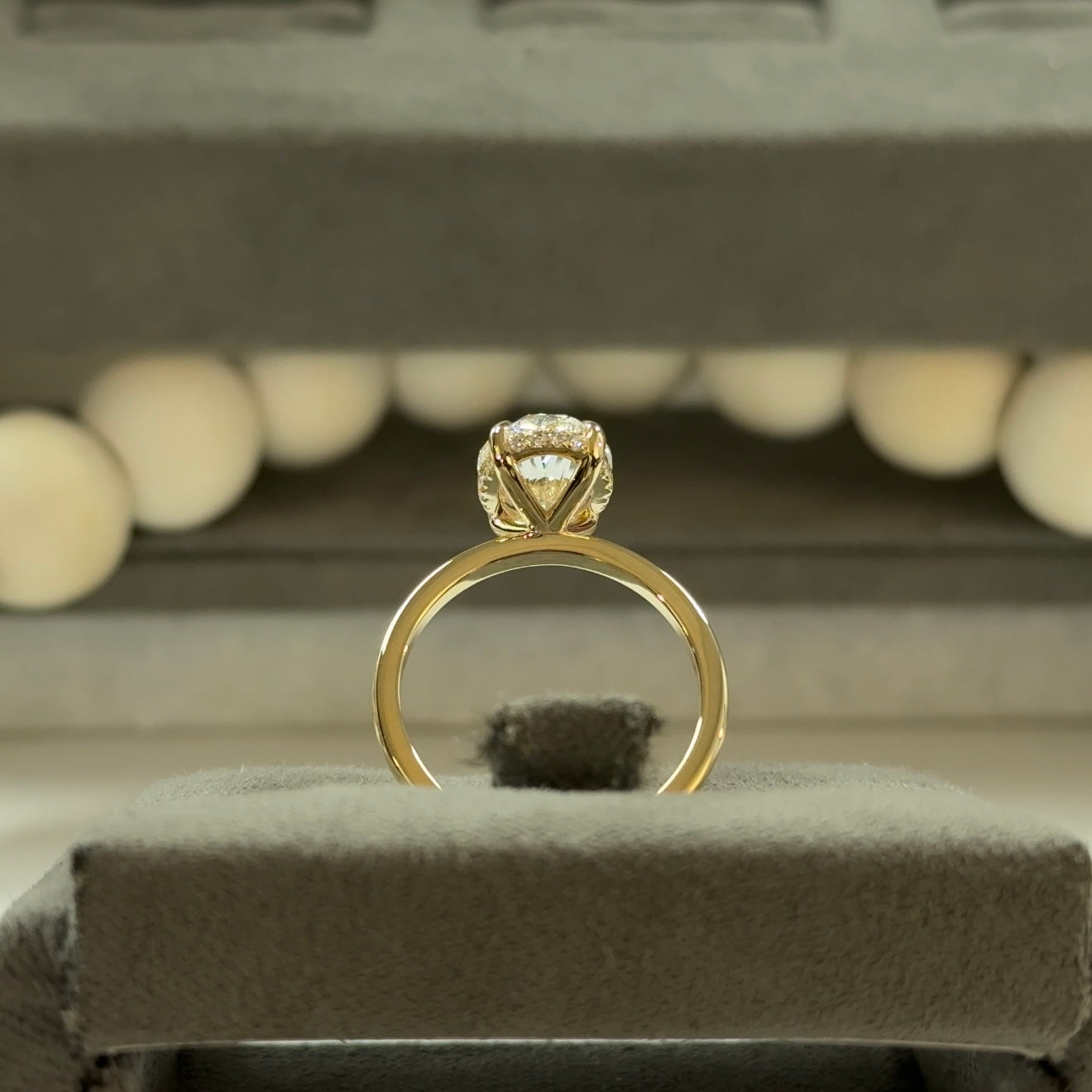 3.03 Carat Oval Lab Diamond Ring #LG696555932