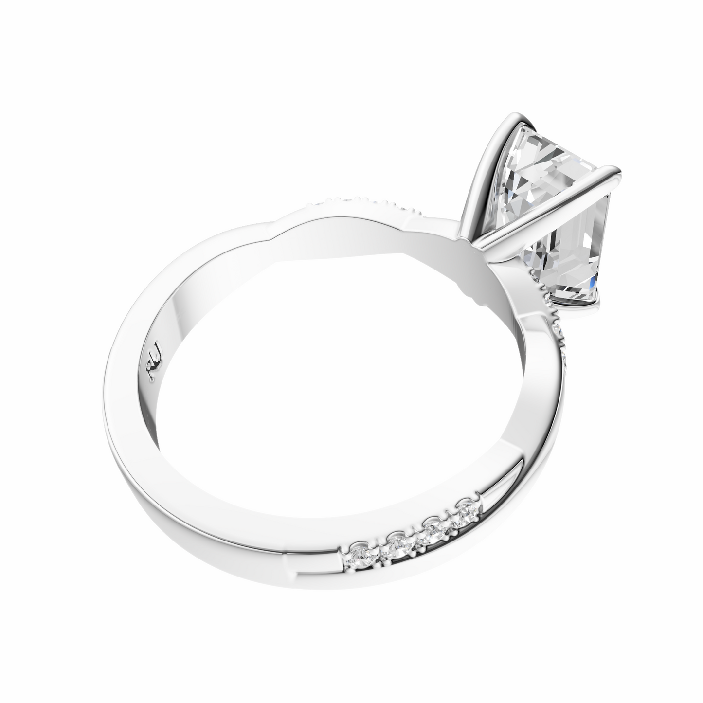 Emerald Infinity Accented Setting