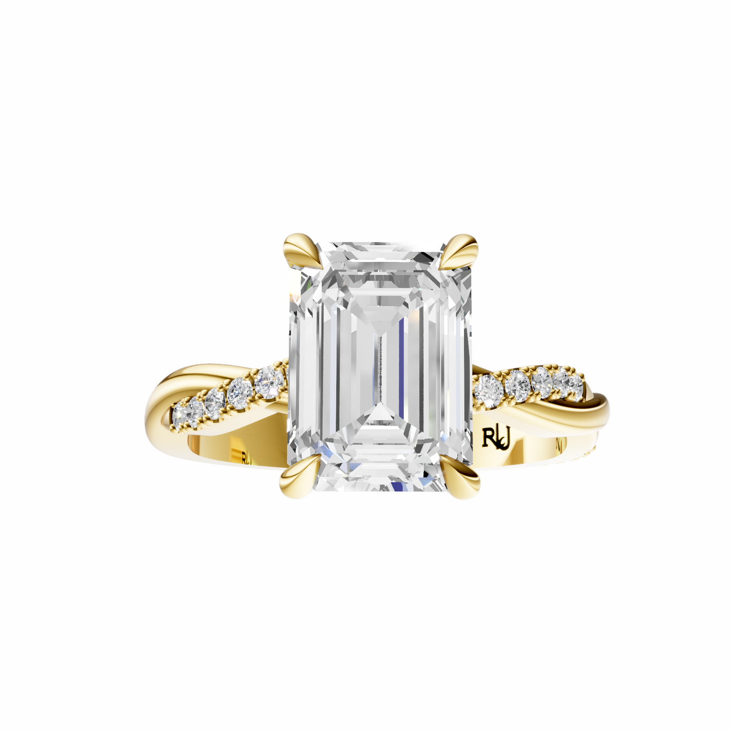 Emerald Infinity Accented Setting
