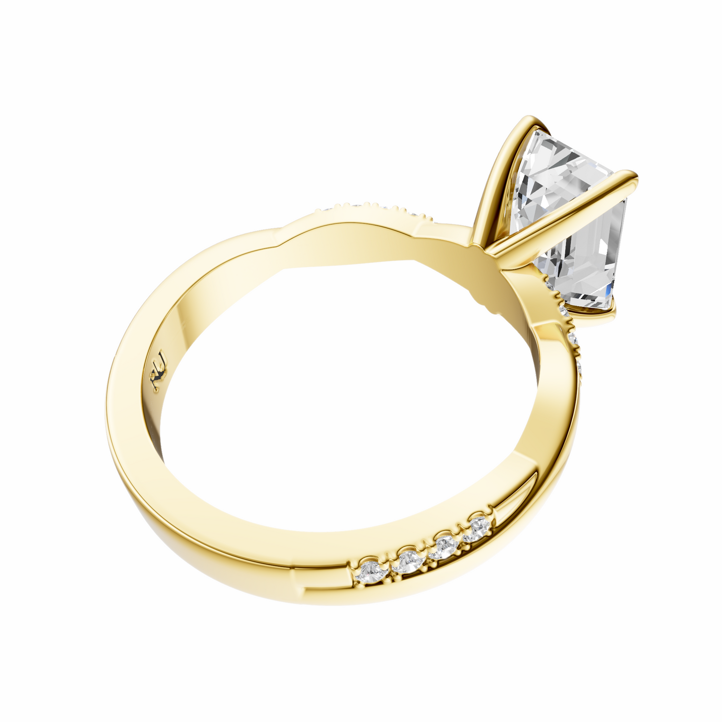 Emerald Infinity Accented Setting