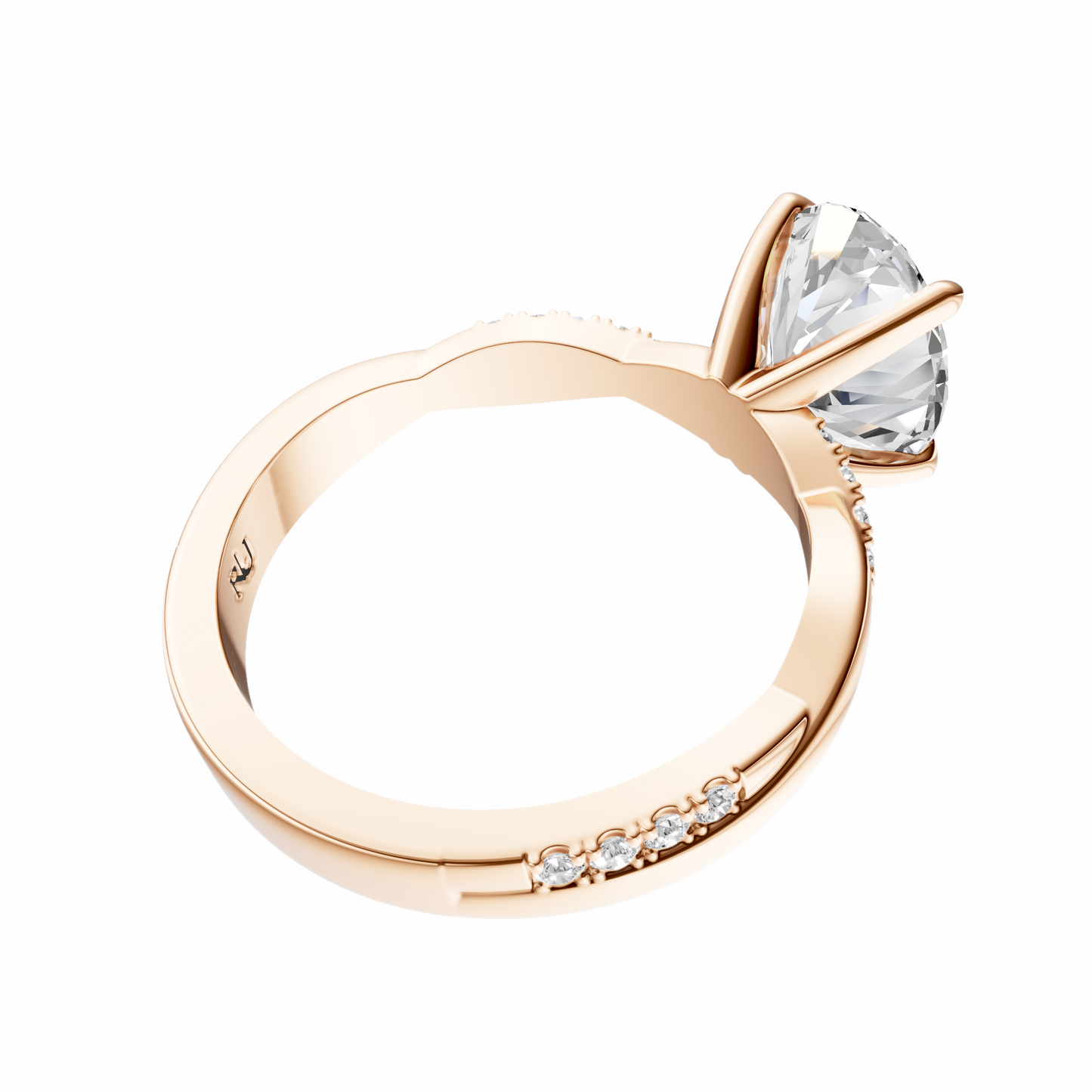 Oval Infinity Accented Setting