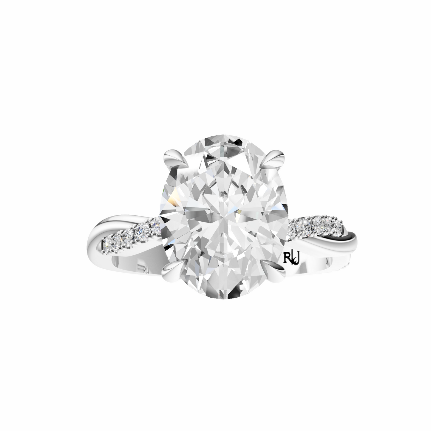 Oval Infinity Accented Setting
