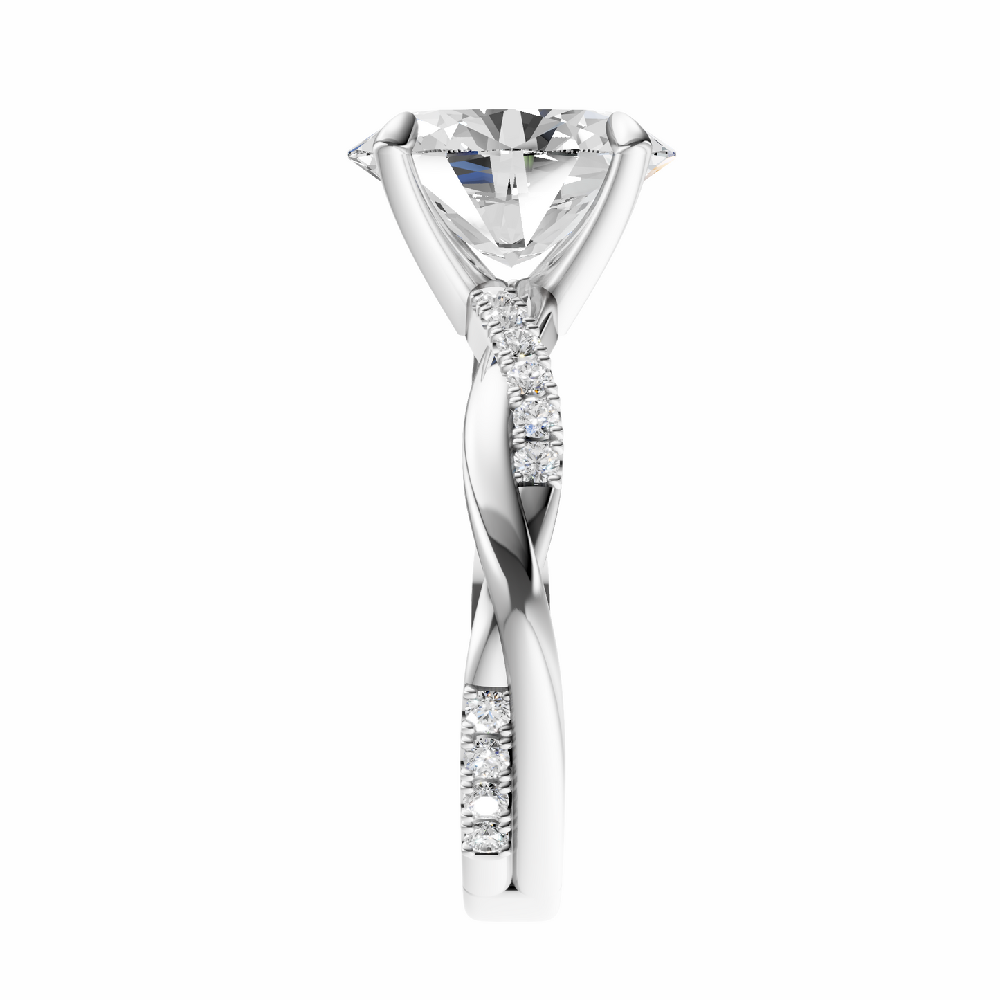 Oval Infinity Accented Setting