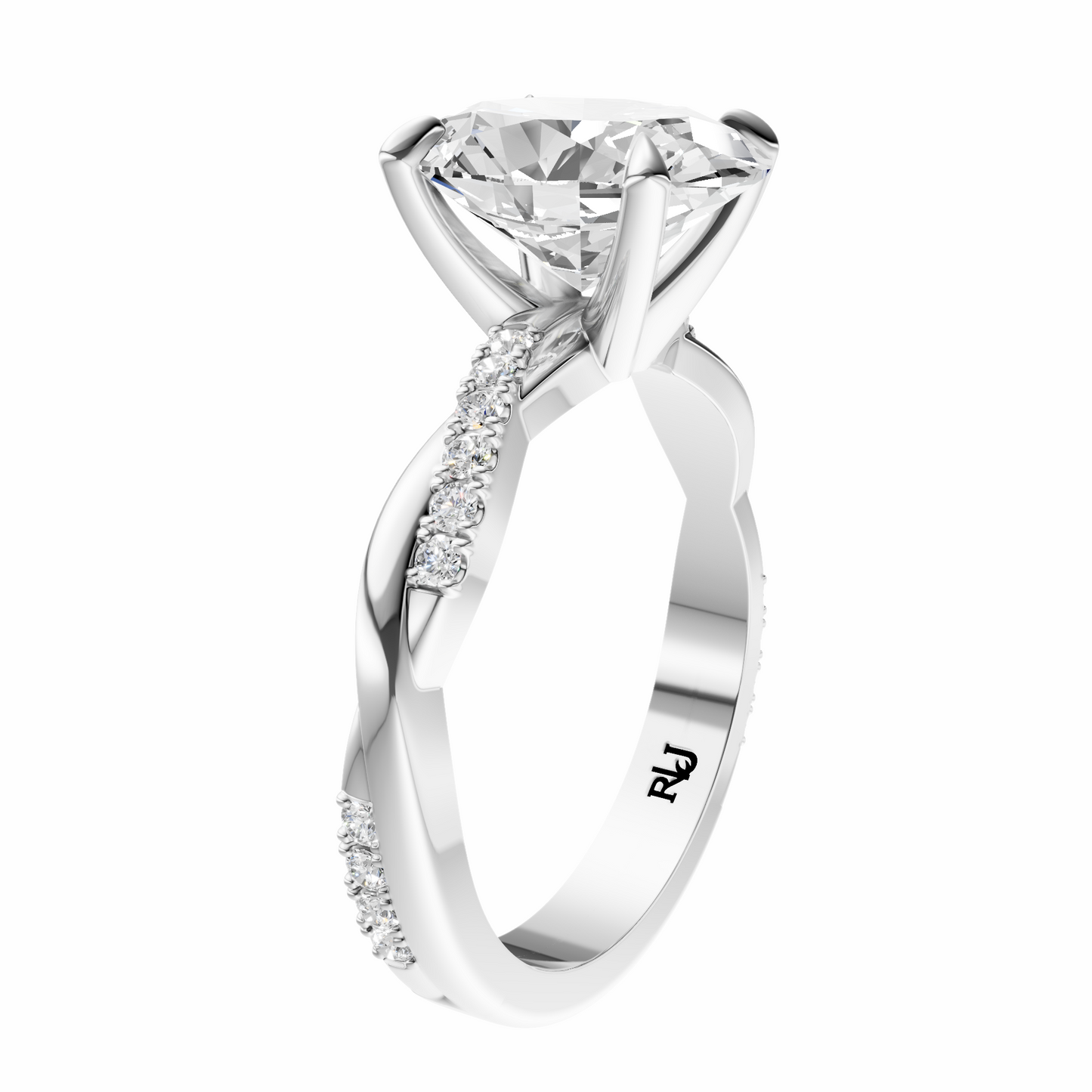 Oval Infinity Accented Setting
