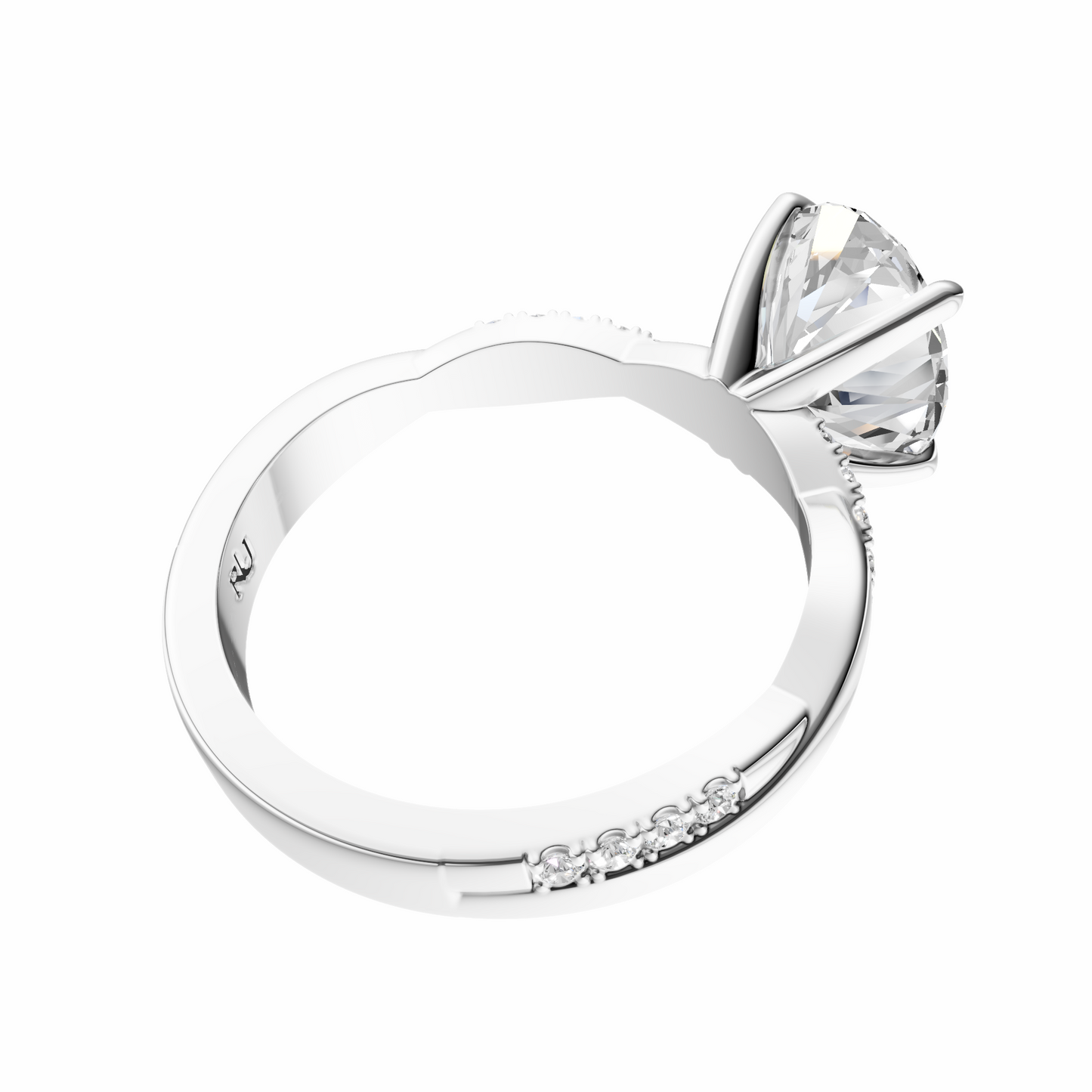 Oval Infinity Accented Setting
