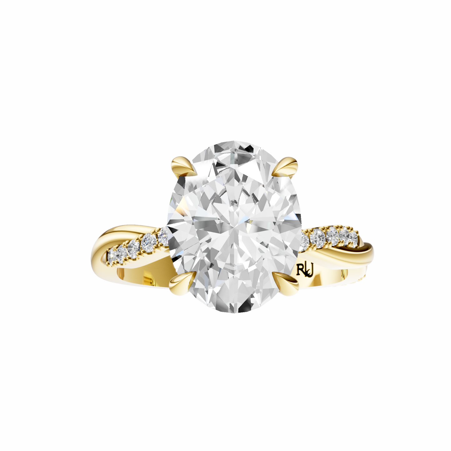 Oval Infinity Accented Setting